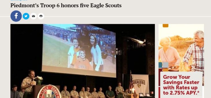 T6 Eagles in the East Bay Times!